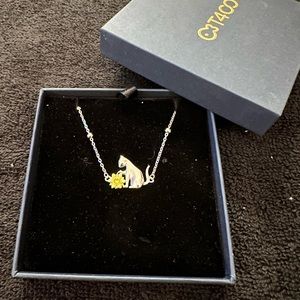 Sterling Silver Handcrafted Cat Bracelet